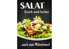 Klebefolie oder Fotokarton SALAT frisch und lecker-1