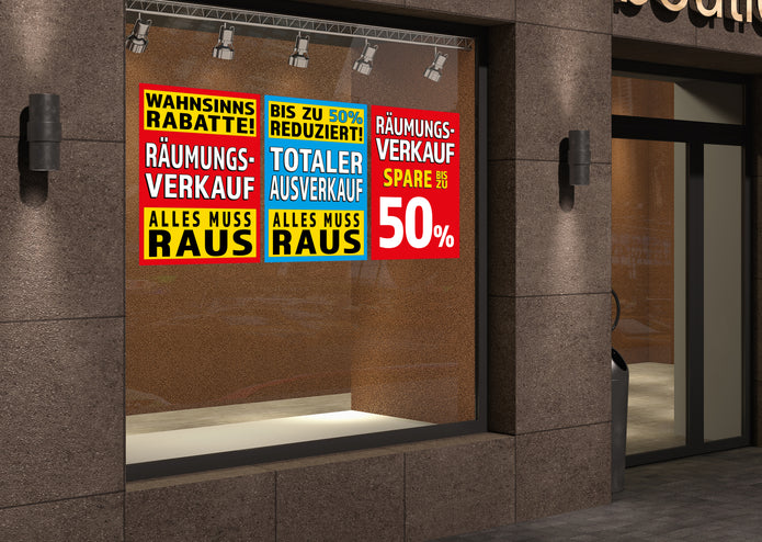 3 x Klebefolie oder Fotokarton RÄUMUNGSVERKAUF