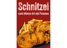 Klebefolie oder Fotokarton SCHNITZEL NACH WIENER ART MIT POMMES-1