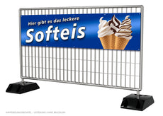 PVC-Banner oder Klebefolie LECKERES SOFTEIS BB3-4
