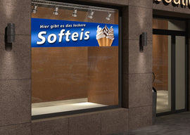 PVC-Banner oder Klebefolie LECKERES SOFTEIS BB3 - 0