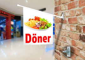 Fahne DÖNER inkl. Halterung - 0