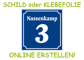 Klebefolie oder PVC-Schild mit deinem Design online erstellen