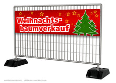 PVC-Banner oder Klebefolie WEIHNACHTSBAUM VERKAUF-4