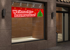 PVC-Banner oder Klebefolie WEIHNACHTSBAUM VERKAUF-2
